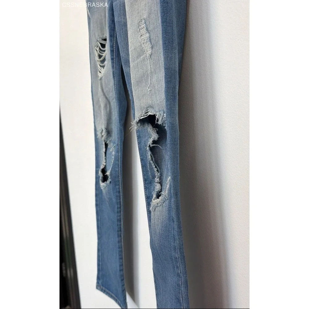 Flying Monkey Blue Womens Denim Jeans -‎ Size 24 - Picture 8 of 12